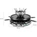 ProfiCook Raclette-/Fonduekombination PC-RG/FD 1245, 1900 W, Edelstahl
