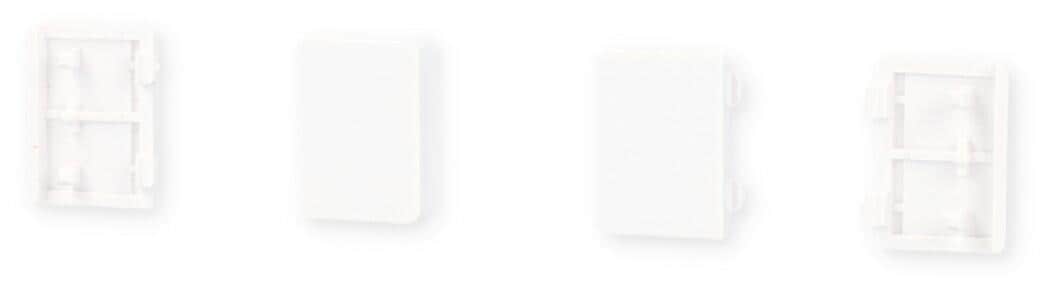 Merten MEG6194-6035 Tastsensor Flex, System Design, KNX, 4fach, Wippen, lotosweiß