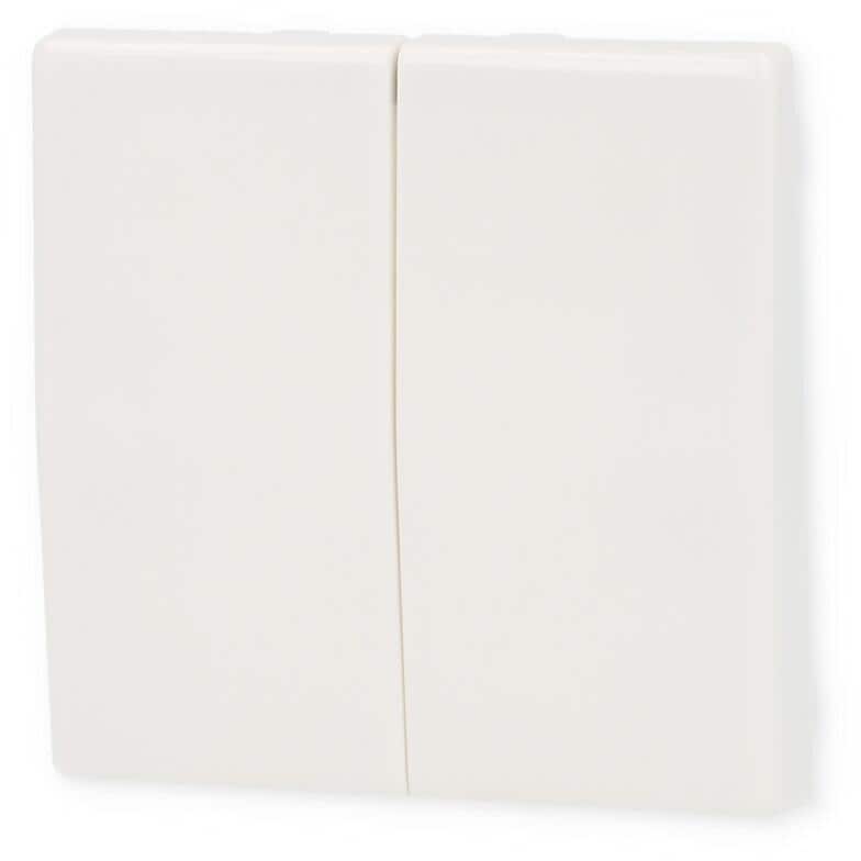 Jung AS102WW Wippe für KNX Taster, 2fach, Serie: AS, alpinweiß
