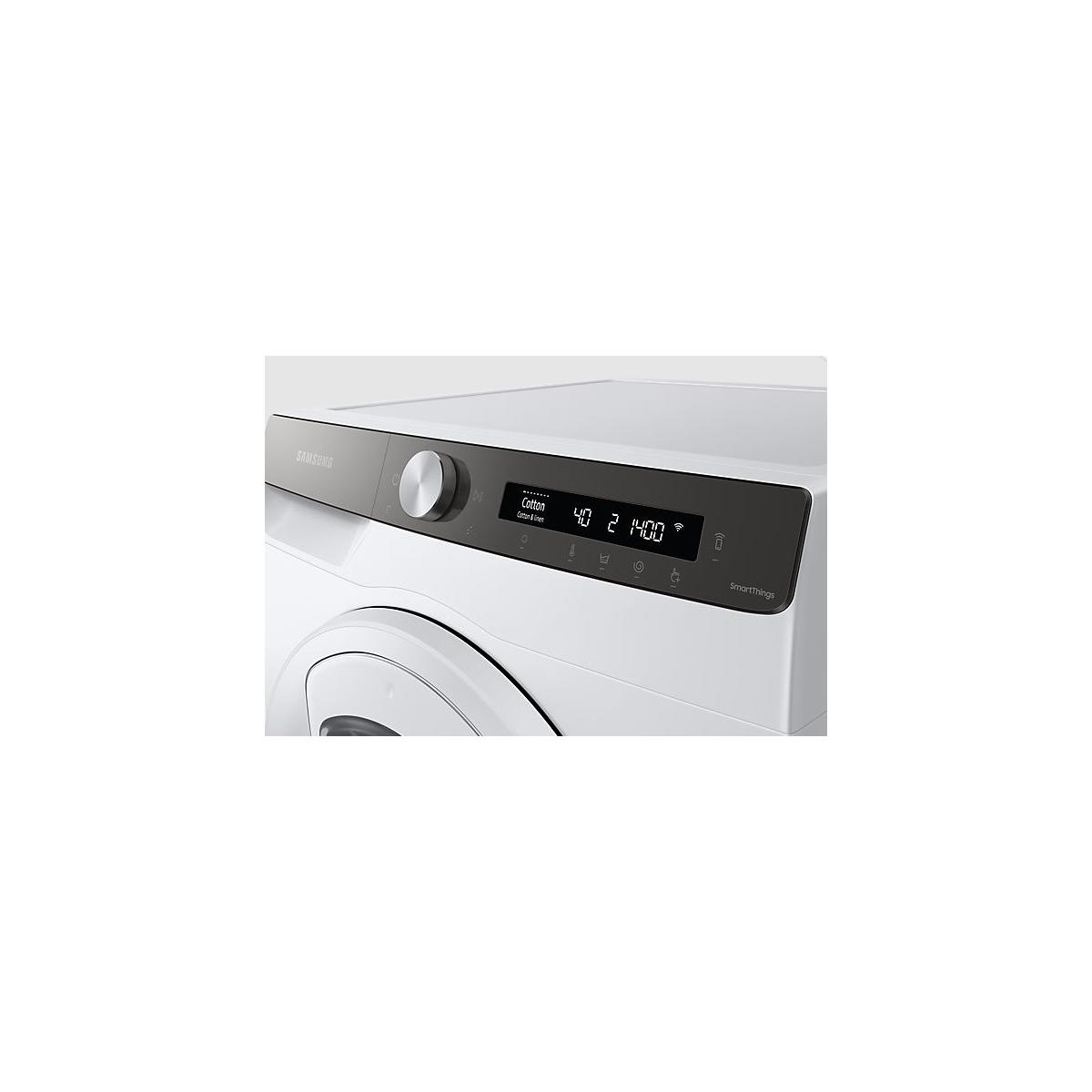 Samsung WW90T554ATT/S2 weiß Waschmaschine, WiFi, cm Hygiene-Dampfprogramm, 1400U/ Min, kg breit,, Wagner 9 Inverter Frontlader Motor, 60 Elektroshop Digital