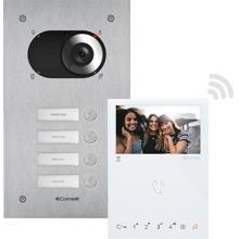 Comelit Vierfamilienhaus-Kit Switch 1x Monitor Mini HF