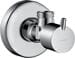 hansgrohe Eckventil S Abgang G 3/8, Messing, Chrom, (13901000)