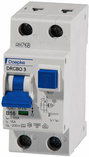 Doepke DRCBO 3 FI/LS-Kombination, 13A, 2-Polig, C-Charakteristik (09932123)