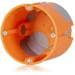 f-tronic E3700 Hohlwanddose winddicht, Ø68x61 mm, IP30, orange, 25 Stück (7360027)