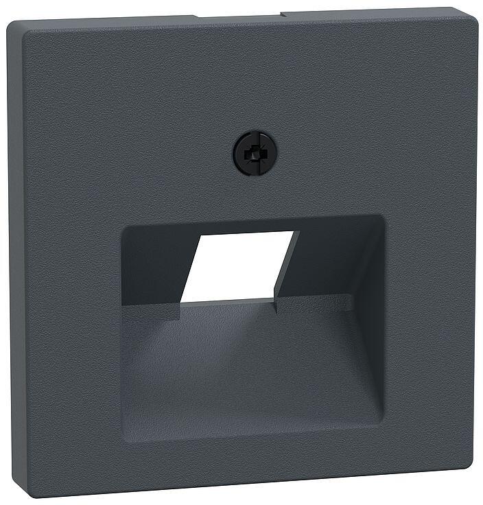 Merten 298314 Zentralplatte für UAE-Einsatz, System M, 1fach, anthrazit matt