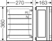 Hensel FP 3212 ENYSTAR Sammelschienengehäuse 270x360 mm, SaS, 250A, 5-polig
