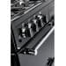 Belling Kensington 90 DFT Range Cooker, 3 Elektrobacköfen, mit Gaskochfeld, 90 cm breit, black