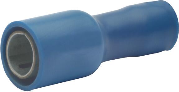 Klauke 930 Rundsteckhülsen isoliert,1,5-2,5 mm², blau, 100 Stck.