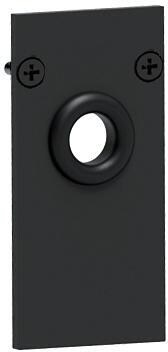 Brumberg Endstück zu hohe 48 V-Stromschiene, mit Leitungsauslass, schwarz (88483180)