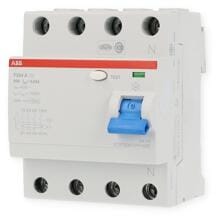 ABB F204A-63/0,03 FI-Schalter, 63A/0,03mA, 4-Polig, Typ A (2CSF204101R1630)