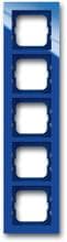Busch-Jaeger 1725-288 Abdeckrahmen, Axcent, 5-fach Rahmen, blau (2CKA001754A4355)