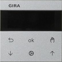 Gira 536626 System 3000 Jalousieuhr Display, System 55, Farbe Alu