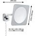 Paulmann LED Kosmetikspiegel Bela Mit Leuchtmittel IP44 3000K 260lm 230V 5,7W chrom/weiß/Spiegel (70468)