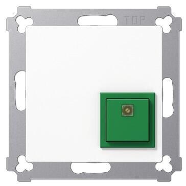 Jung NRSAS0834ATWW Abstelltaster, Serie AS, alpinweiß