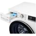 LG V4WD860B 6kg/8kg Waschtrockner, 1400U/Min, 60cm breit, TurboWash, ThinQ, AquaControl, Steam, weiß