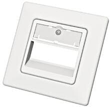 EasyLan Modulaufnahme SL leer mit Zentralplatte+Rahmen 3fach RAL9010, weiß (CKVDUSL3R)