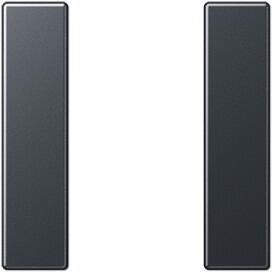 Jung A501TSAANM Tastensatz komplett 1fach, Anthrazit Matt