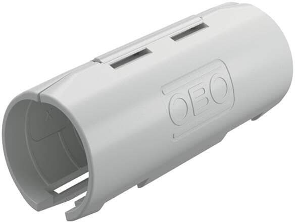 OBO Bettermann 3000 MMS M32 LGR Quick-Pipe-Verbindungsmuffe, lichtgrau (2154087)