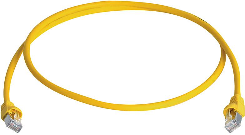 Telegärtner Patchkabel Cat.6A MP8 FS 500 LSZH-7,5 m, gelb (L00004A0058)