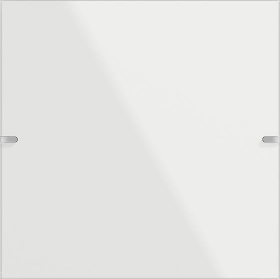 Gira 502112 Wippenset 1fach für Tastsensor 4, Glas weiß