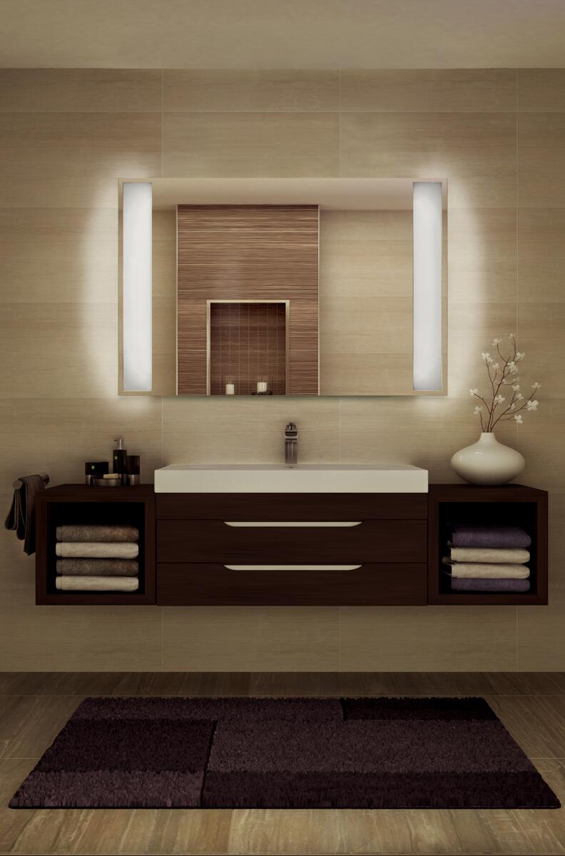 infraNOMIC LED-Line Spiegel rahmenlos, 400W, 900x600 mm (GHE-S-SL-96-LED)