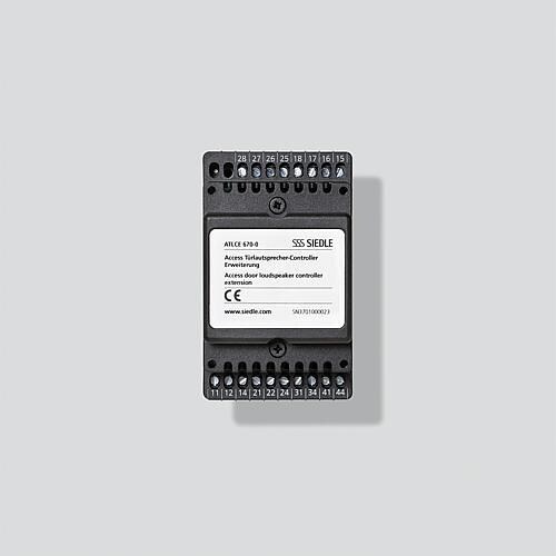 Siedle ATLCE 670-0 Access Türlautsprecher-Controller Erweiterung, schwarz (200041607-00)