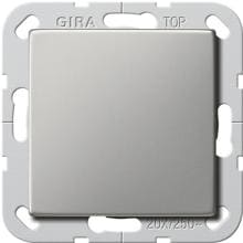 Gira 2836600 Wippschalter BS 20 AX Aus 2-polig, Edelstahl