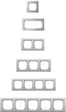 Merten Rahmen, System M-PLAN, Aluminium matt 
