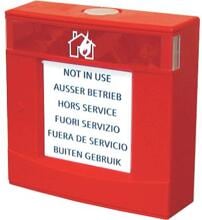 Siemens FDMH293-R Handfeuermelder-Gehäuse für Schaltungseinsätze FDME223/FDME224, IP41, mit Glas, mit Schlüssel, rot (A5Q00004023)