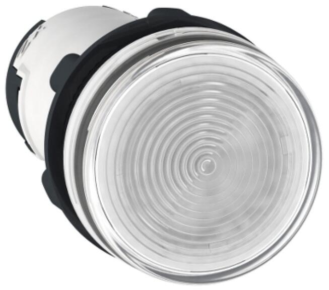 Schneider Electric Leuchtmelder, Harmony XB7, Monoblock, Kunststoff, Ø22mm, transparent, Glühlampe, 230V AC, Schraubklemme (XB7EV67P)