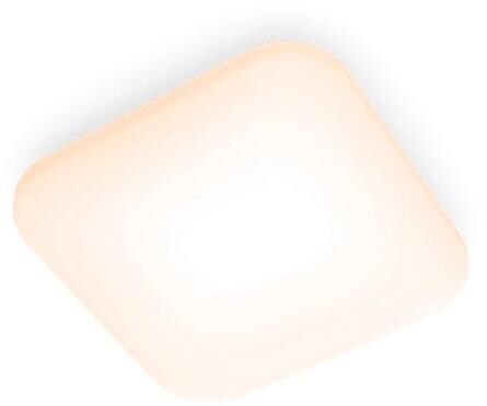 Philips Mauve Deckenleuchte, 12W, 220-240V, 4300lm, 2700-6500K, quadratisch, weiß (929003313201)