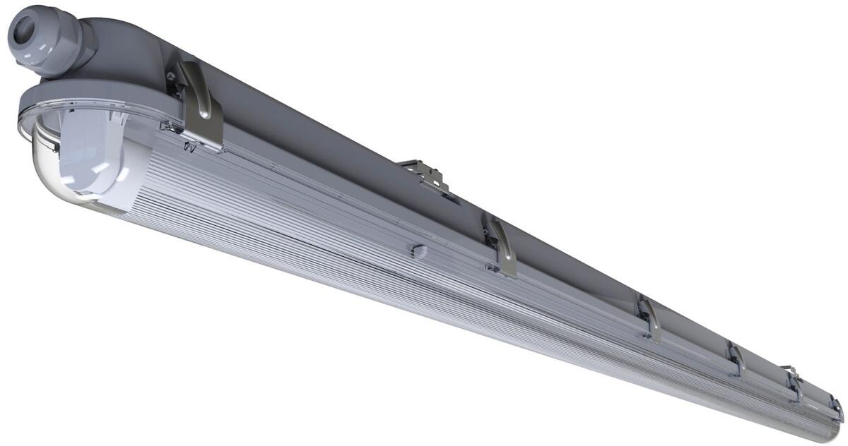 Nordlux Works LED-Unterbauleuchte, 1x24W, G13, IP65, 2112L, 4000K, grau (2111076101)
