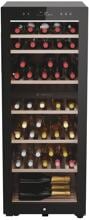 Haier HWS77GDAU1 Weinklimaschrank, 50 cm breit, 77 Standardflaschen, 2 Zonen, Licht LED, schwarz (HWS77GDAU1)