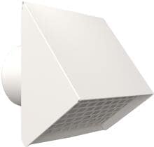 Kermi x-well Wetterschutzgitter NW 160, Aluminium, weiß RAL 9016 (Y2401160011K)