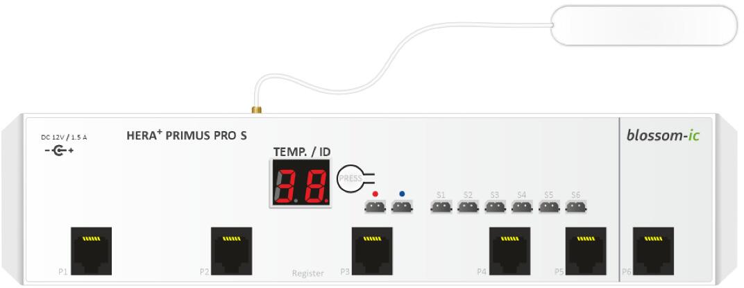 blossom-ic Hera+ Primus PRO S Fußbodenheizungsleiste, Basis (HPLS-4080)