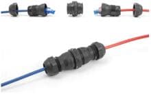 Delock Kabelverbinder, RJ45 Buchse zu RJ45 Buchse, Cat.6A, IP68, staub- und wasserdicht, schwarz (67044)