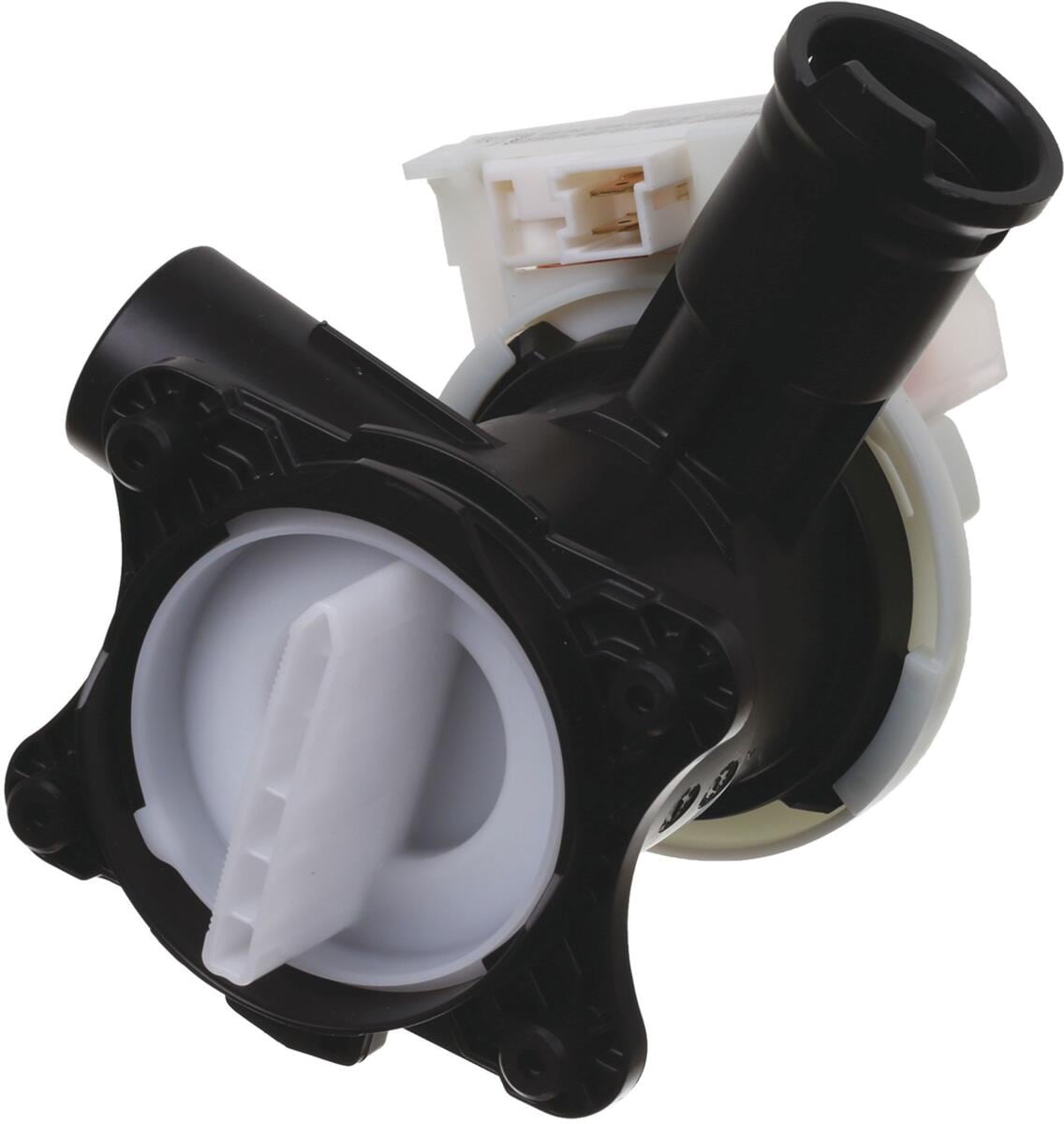 Bosch Siemens 00145093 Laugenpumpe / Ablaufpumpe mit Pumpenkopf und Sieb für Waschmaschine und Waschtrockner