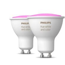 Philips Hue White & Color Ambiance LED Spot, 5,7W, GU10, 350lm, Doppelpack (929001953112)