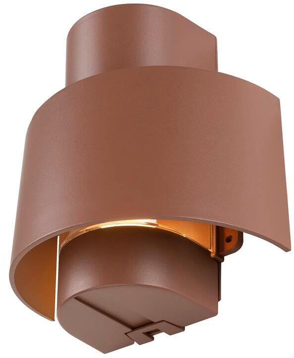 SLV PHOTONI CYL Wandaufbauleuchte, zylindrisch, 1xmax.13W, E27, IP65, rost (1008198)