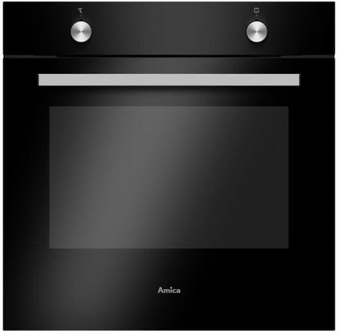 Amica EBX 947 600 SM EEK: A Einbaubackofen, 77 L, SteamClean, Umluft, 6 Backofenfunktionen, CoolDoor3, matt-schwarz