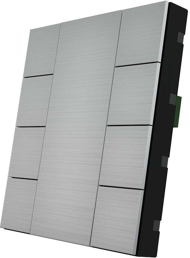 Interra iSwitch+ Raumsteuergerät, KNX, Wandmontage, 8 Tasten, Aluminium, Natur (ITR340-0810)
