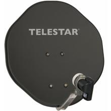 Telestar ALURAPID 45 Offset-Parabolantenne 45 cm mit Single LNB, grau (5102501-AG)