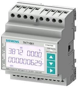 Siemens 7KT1682 SENTRON, Messgerät, PAC1600, LCD, L-L: 400V, L-N: 230V, 5A, Hutschienengerät, 3-phasig