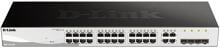 D-Link 28-Port Lay2 Smart Man.Gigab.Switch 24x10/100/1000Mbit/s, PoE, schwarz (DGS-1210-28/E)