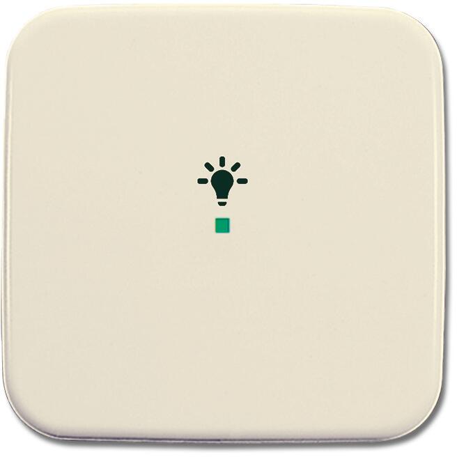 Busch-Jaeger 6231-10-212 Wippe 1-fach, mit Symbol "Licht", passend zu Reflex SI, free@home, weiß (2CKA006220A0079)