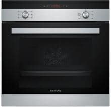 Siemens HB113FBS1 iQ100 EEK: A Einbaubackofen, 60 cm breit, 66 L, 3D-Heißluft Plus, Schnellaufheizung, Edelstahl