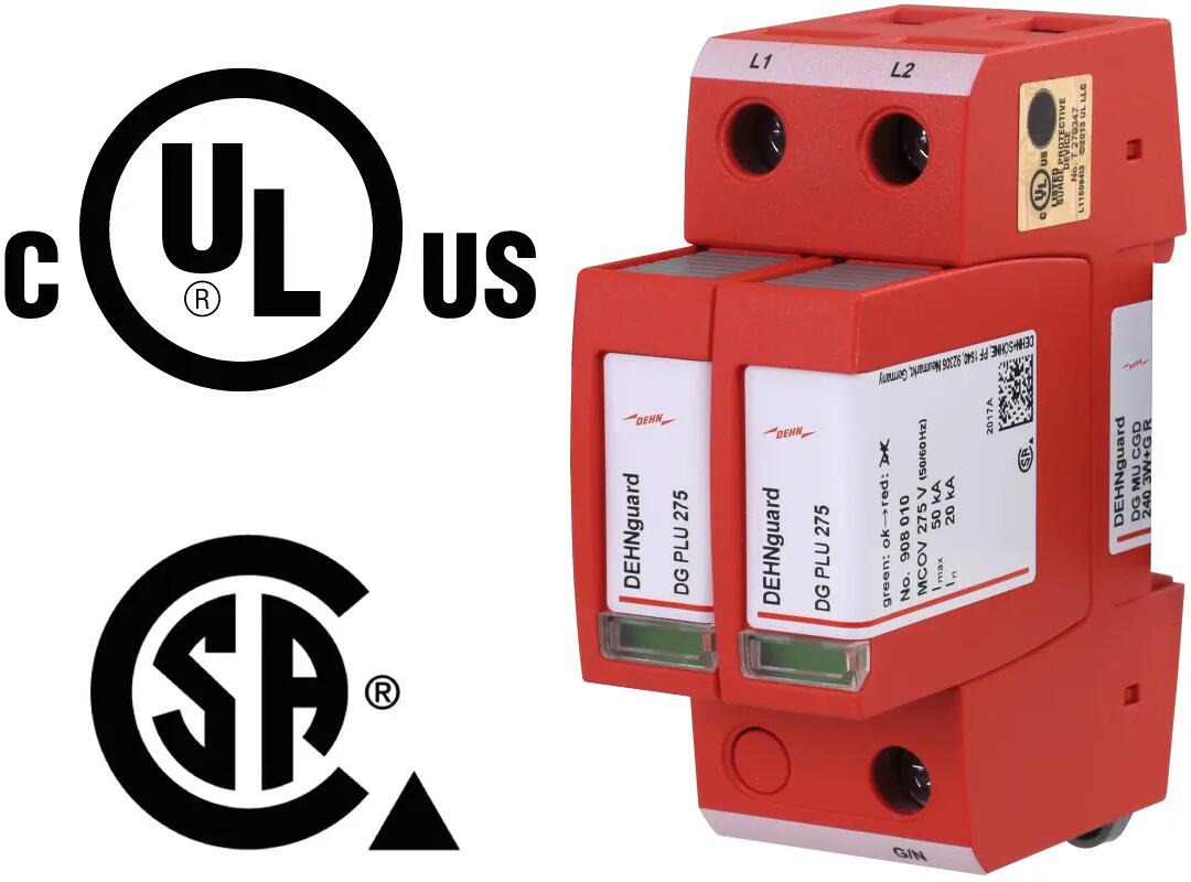 Dehn DG MU CGD 240 3W+G R Überspannungsableiter Typ 2 DEHNguard M, rot (908208)