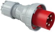 PCE POWER TWIST CEE-Stecker, 125A, 5p, 6h, IP67, 400V, rot (045-6)