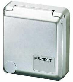 MENNEKES (4279) Cepex-Anbausteckdose, silber