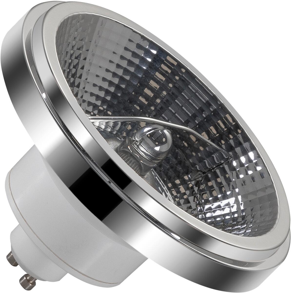 SLV LED QPAR111 Smart, GU10, Tunable White, LED-Leuchtmittel, 2200-6500K, CRI 90, 24°, Dim-to-Warm, Zigbee, weiß (1010467)